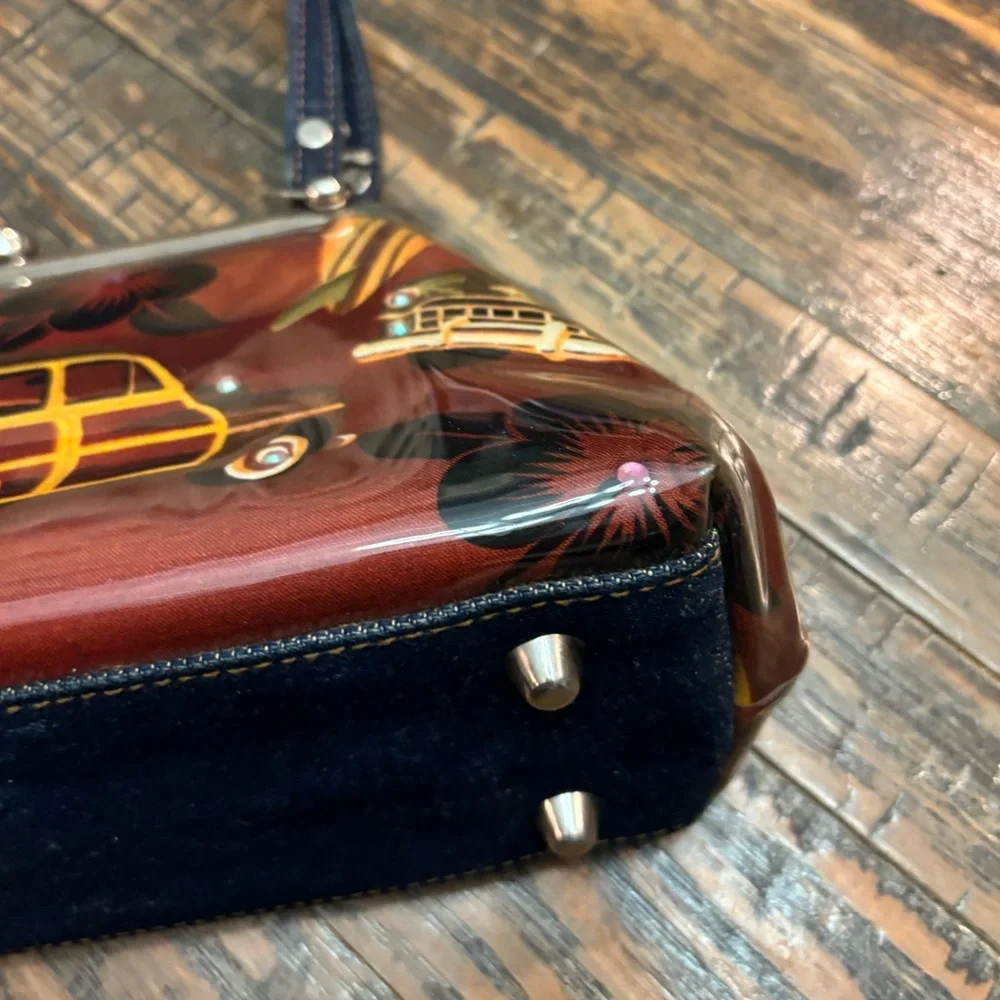 M. Andonia Y2K Wagon Motif Hand Bag - Picture 11 of 15